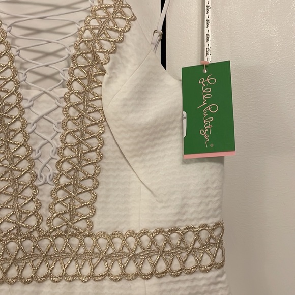 Lilly Pulitzer White Shift Dress NWT - Picture 3 of 6
